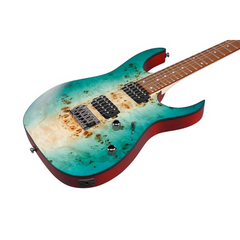 Ibanez RG421PB‑CHF Electric Guitar – Caribbean Shoreline Flat