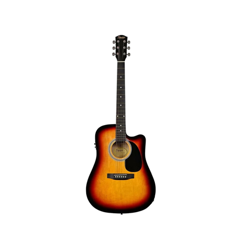 Squier SA-105CE Dreadnought E-Acoustic - Sunburst
