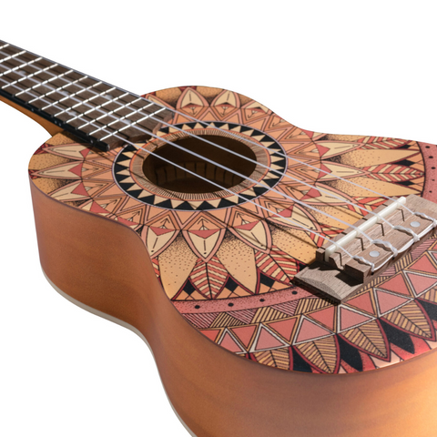 Bamboo U-21 Summer Soprano Ukulele with Bag