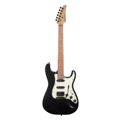 Bamboo Solar Strato SSH Electric Guitar with Bag  – Black