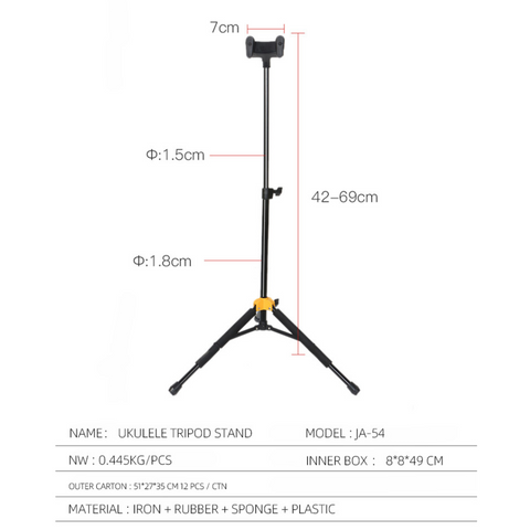 Hebikuo JA-54 Violin/Ukulele Floor Stand