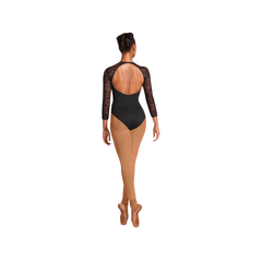 Bloch Ladies Kate Lace Open Back Leotard – Black