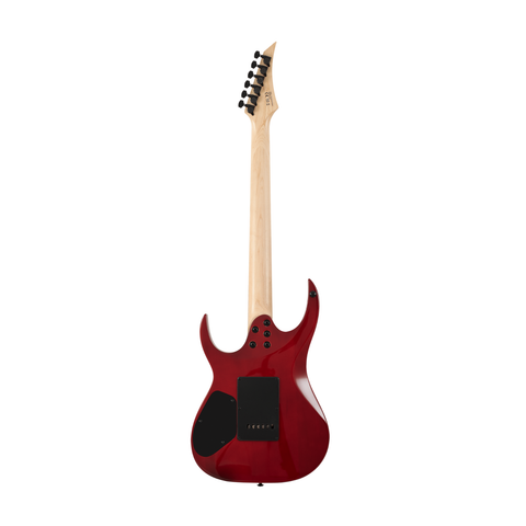 S by Solar SB4.6FRFBR Electric Guitar – Flame Red