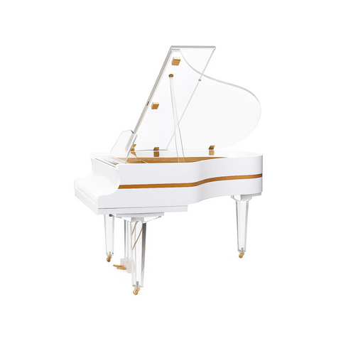 Heinrich HGP-152A Crystal Grand Piano WSP – White