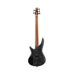 Ibanez SR505E bass guitar full back standing, dark charcoal grain finish