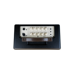 Vox VX50 AG acoustic amp top control panel, cream fascia with input and EQ dials