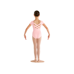 Bloch Girls Bellflower Crossback Leotard – Candy Pink