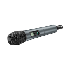 Sennheiser XSW 1 handheld wireless transmitter microphone, grey body with LCD display