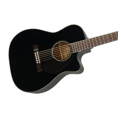 Fender CC-60SCE Concert E-Acoustic Guitar – Black