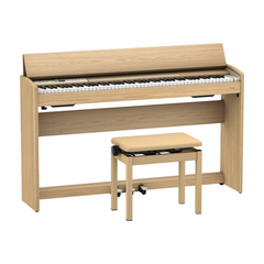 Roland F701 Digital Piano – Light Oak