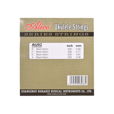 Alice AU02 Soprano Ukulele Strings Set