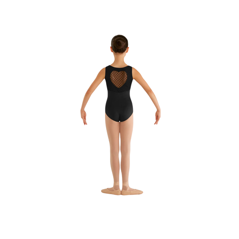 Bloch Girls Miame Heart Mesh Leotard