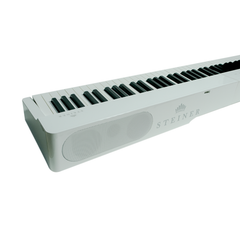 Steiner FP-88PRO Folding Portable Keyboard - White