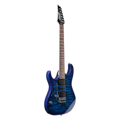 جيتار كهربائي أيسر Ibanez GRX70QAL-TBB - أزرق متوهج