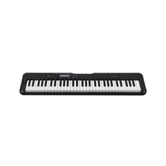 Casio Casiotone CT-S300 portable keyboard in black, front view with pitch bend wheel