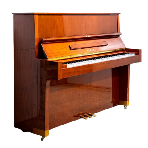 Yamaha W104 Upright Piano - Brown