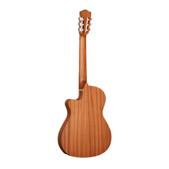 Alhambra Z-Nature CT EZ guitar full back standing, natural sapele with cutaway body