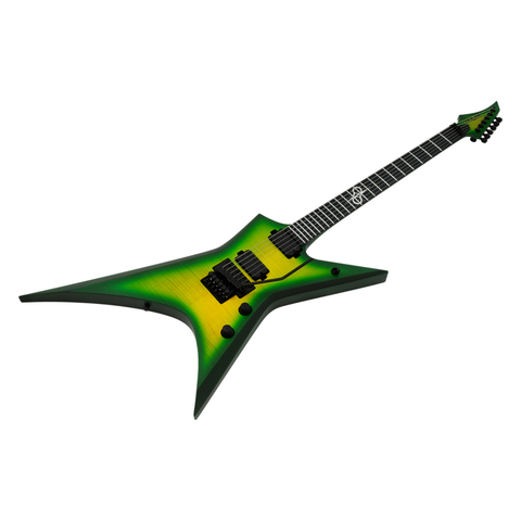 Solar X1.6FRLB Electric Guitar - Flame Lime Burst Matte