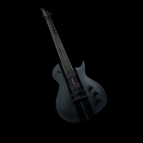 Solar GC1.6T-RSB Electric guitar Black Racing Stripes - Black
