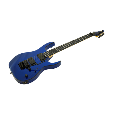 S by Solar SB4.6FRFBL Electric Guitar – Flame Blue