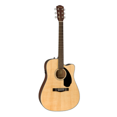 Fender CD-60SCE Acoustic-Electric Guitar - Natural | Melodica Music Store Dubai