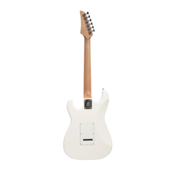 Bamboo Solar Strato SSS Electric Guitar with Bag – White