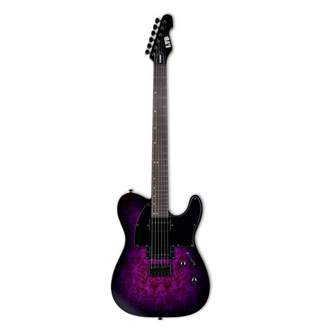 ESP LTD TE‑200DX Electric Guitar – Purple Burst