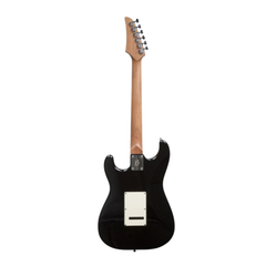 Bamboo Solar Strato SSS Electric Guitar with Bag – Black