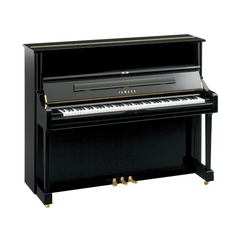 Yamaha U1 PE Upright Piano - Polished Ebony | Melodica Music Store Dubai