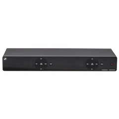 Sennheiser XSW 1-835 DUAL-B dual-channel receiver front panel angled close-up