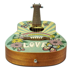 Bamboo GA-34 Butterfly Acoustic Guitar With Bag