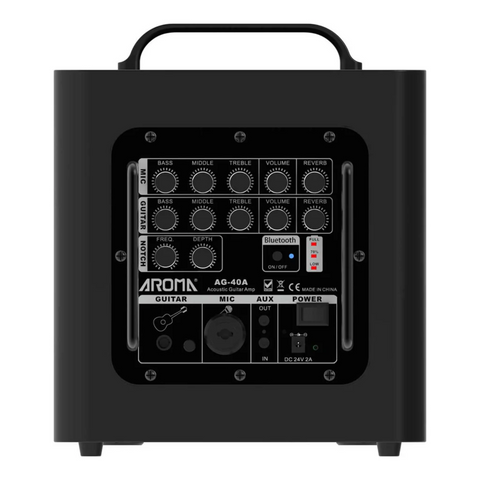 Aroma AG-40A 40W Portable Acoustic Guitar Amplifier