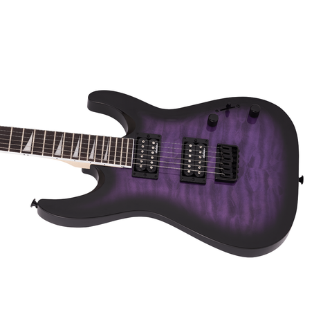 Jackson JS Series Dinky Arch Top JS32Q DKA HT – Transparent Purple Burst