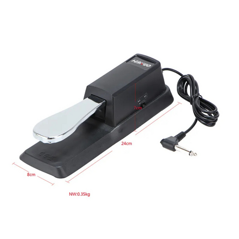 Hebikuo TB100 Digital Keyboard Piano Sustain Pedal