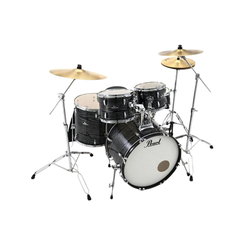 Pearl RS525SB Roadshow Drum Set – Midnight Chrome Vortex