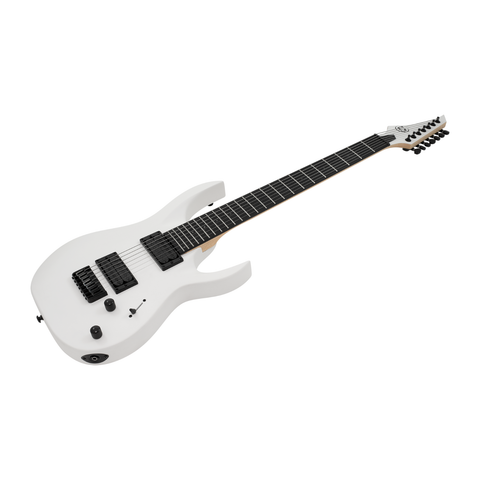 S by Solar AB4.7W 7-String Electric Guitar – White Matte