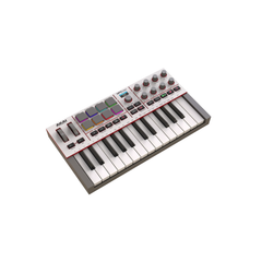 Akai Professional MPK Mini IV MIDI Keyboard Controller - White | Melodica Music Store Dubai