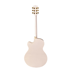 Bamboo GA-40 Acoustic-Electric Guitar with Bag - White