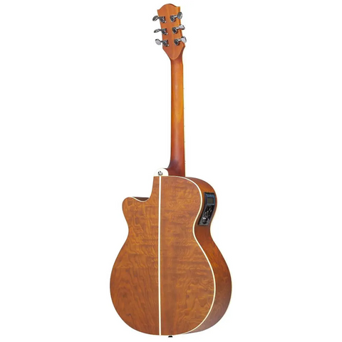 De Salvo AG2CEQWNT Mini Jumbo Semi Acoustic Guitar - Natural