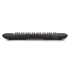 Casio CTK-240 keyboard rear view showing power and headphone jack panel