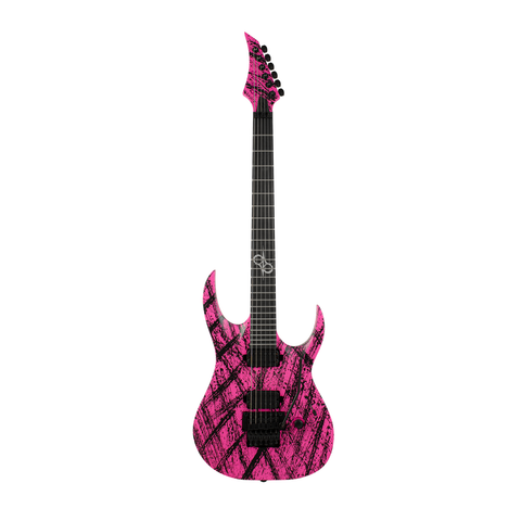 Solar A2.6FRPN Canibalismo Electric Guitar – Pink Neon Matte