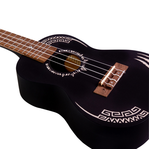 Bamboo U-23 Concert Ukulele Panther-S With Bag