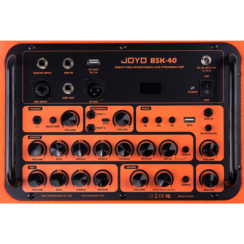 Joyo BSK-40 Acoustic Guitar Amplifier – Orange