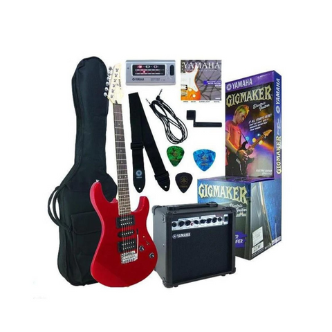 Yamaha ERG121GPII Electric Guitar Pack - Metallic Red