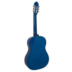 De Salvo CG34BL 3/4 Classical Guitar - Blue Finish