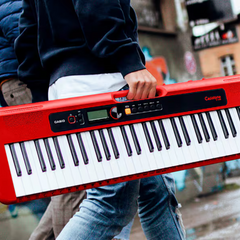 Casio Casiotone CT‑S200RD Portable Keyboard – Red