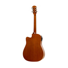 De Salvo AG1CEQMS 4/4 Semi Acoustic Guitar - Mahogany Satin