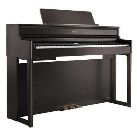 Roland HP-702-CH Digital Piano with KSH704 Stand - Charcoal Black