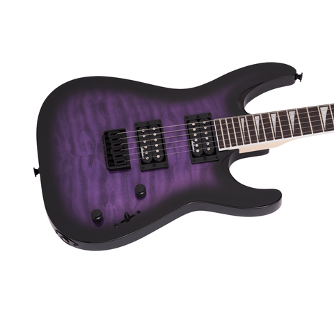 Jackson JS Series Dinky Arch Top JS32Q DKA HT – Transparent Purple Burst