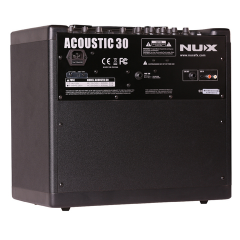 NUX AC-30 Digital Acoustic Guitar Amplifier - Black